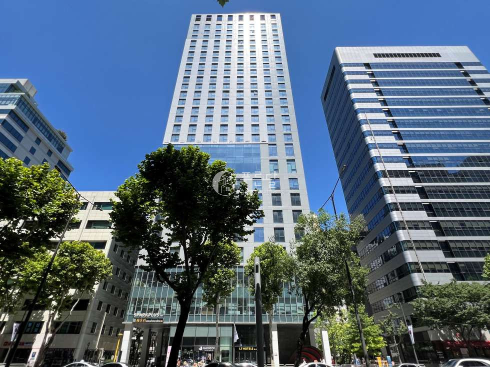 서울 강남구 삼성동 주건축물제1동 선릉역 대로변 테헤란로 L7 강남타워 대형사무실 월세 매물번호 10965 사진 2